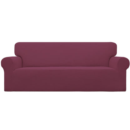 Easy-Going sofa cover — Soft stretch fabric with elastic bottom for kids and pets