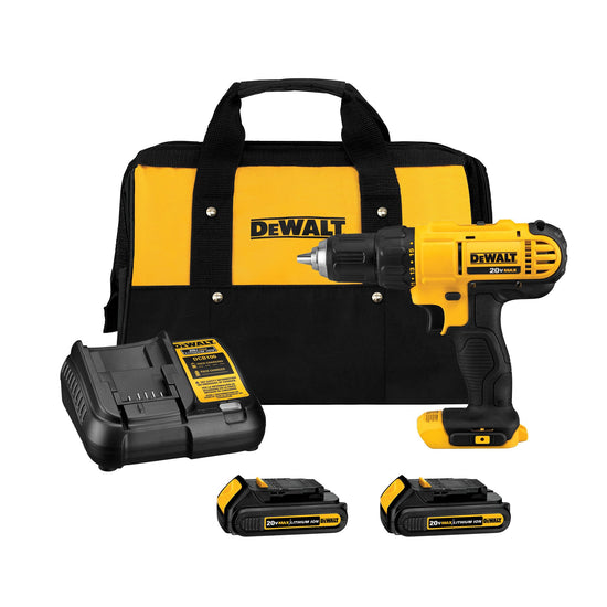 Dewalt drill — 20V max cordless compact driver kit
