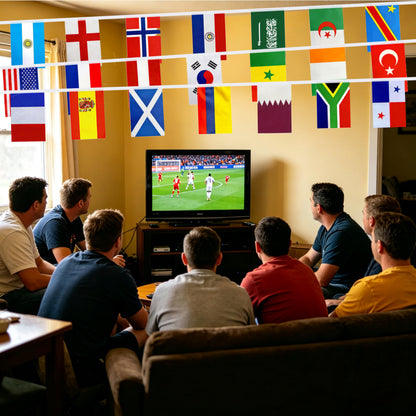 Banner — BIOLALEN 2026 World Cup team flags for 48 countries decorations