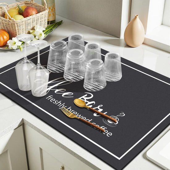 Findosom dish drying mat — absorbent and quick-drying design
