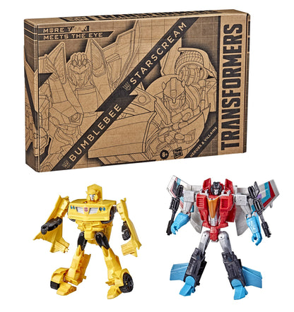 Toy figure — Transformers Bumblebee and Starscream 2-pack for kids 6 and up
