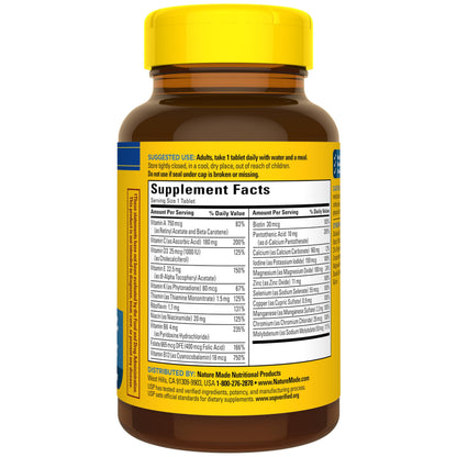 Nutritional supplement — nature made formula for overall health and wellness