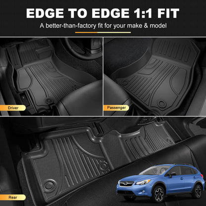 AOMSAZTO vehicle mat - All weather protection for Subaru Forester 2014-2018.