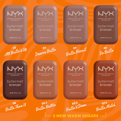 Face shaping makeup — NYX Buttermelt bronzer