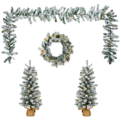 Edergoo prelit Christmas trees - prelit design for easy setup and decoration.