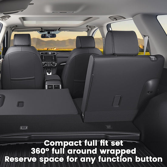 HKZ vehicle seat covers - leather for Honda CR-V 2017-2022 models
