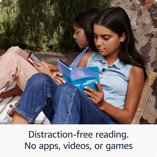 Amazon Kindle Kids — Ad-free books with glare-free display and cover included