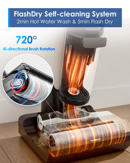 Tineco Floor ONE S7 cordless vacuum cleaner — wet dry cleaning for hard floors