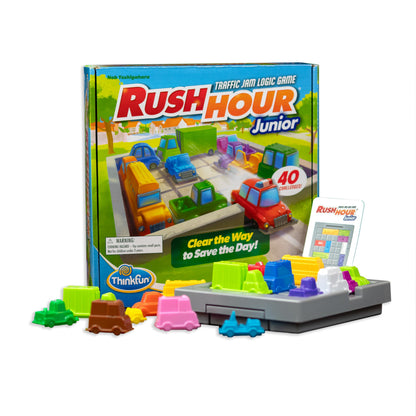 ThinkFun Rush Hour Junior — classic traffic jam logic game for kids