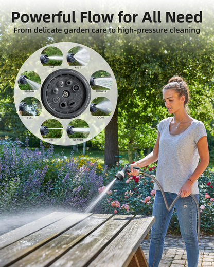 AYURA winding reel — Heavy duty automatic design with kink-free rewind and lock feature