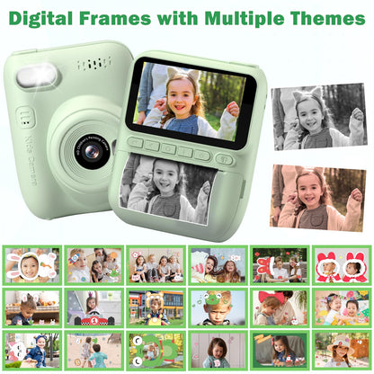 Camera film — Instant print digital video camera for kids 4 to 10 years old