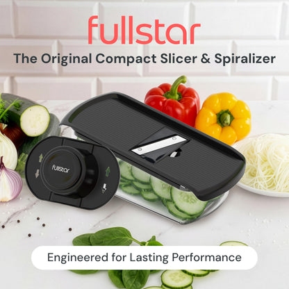 Fullstar food slicer — versatile kitchen gadget with safety glove and multiple functions
