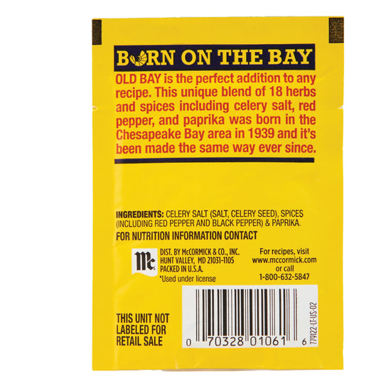 OLD BAY seasoning — unique blend of spices for seafood and more