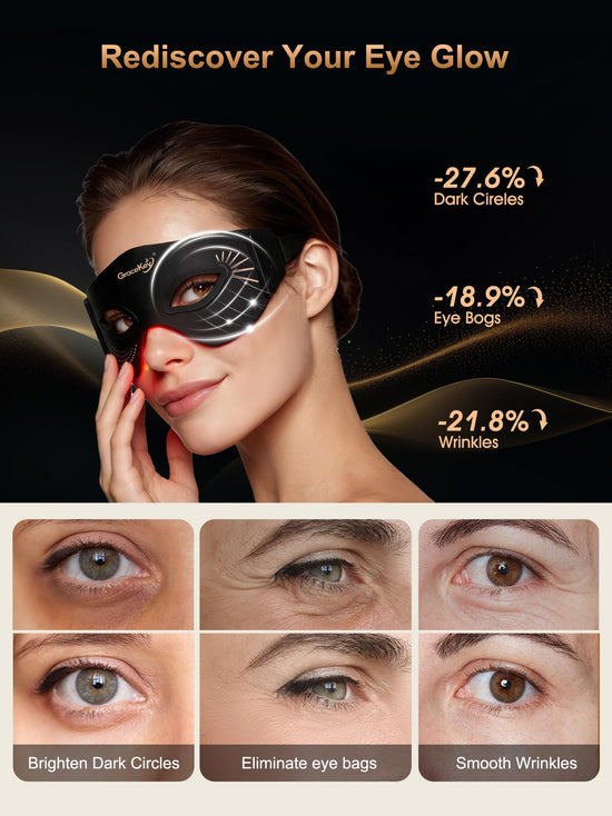 Gracekey red light therapy mask — 3 color modes with near infrared light 850nm