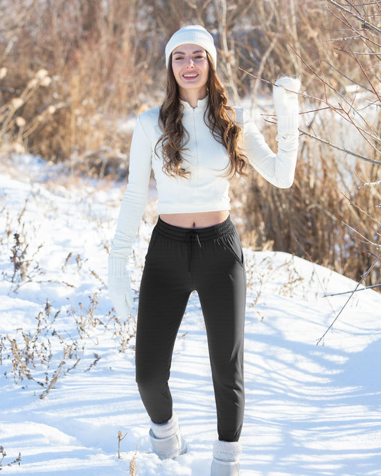 GAYHAY sweatpants — fleece lined joggers with pockets for women