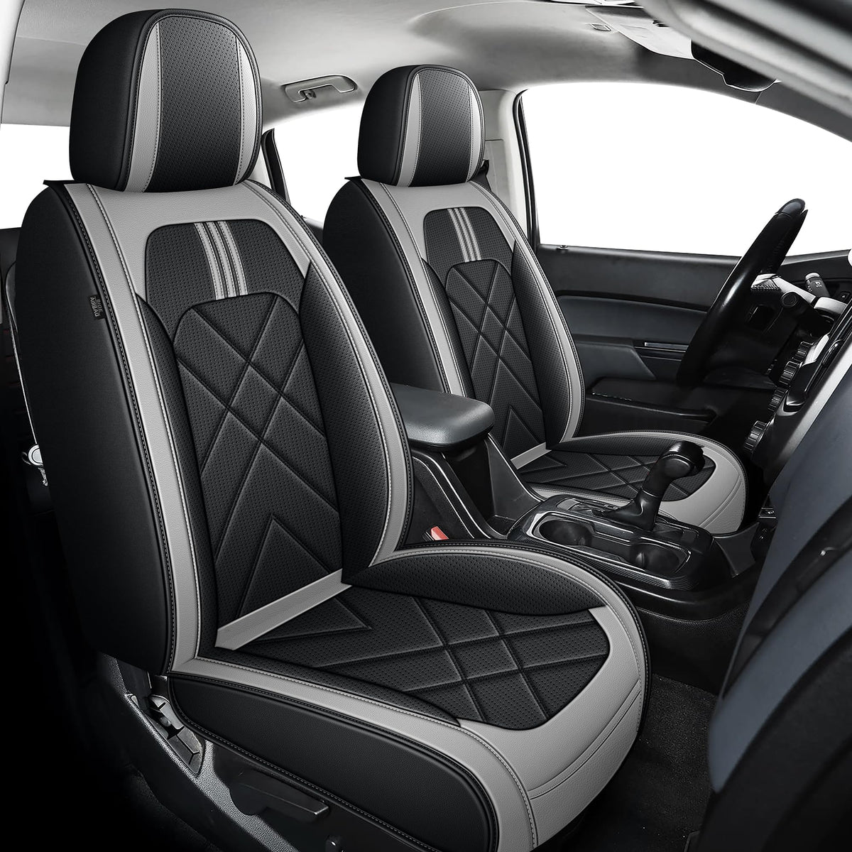 AOMSAZTO vehicle seat cover - custom fit for Chevrolet Colorado/GMC Canyon 2015-2022 crew cab Z71 LT ZR2AOMSAZTO vehicle seat cover - breathable leather full set for Chevrolet Colorado/Canyon 2015-2022 crew cab Z71 LT ZR2