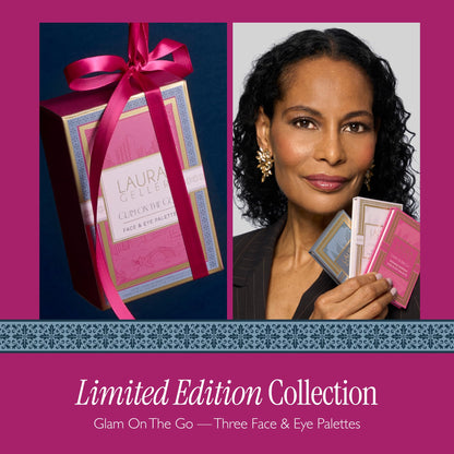 Laura Geller New York eyeshadow and blush palettes - three easy to use sets for mature skin