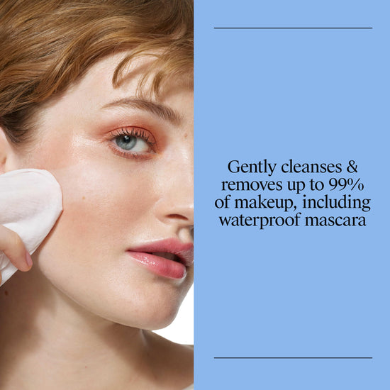 Neutrogena skin cleaning wipes — gentle micellar formula in plant-based cloth, 2 pack of 25 ct.
