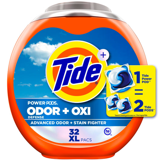 Tide laundry detergent — Ultra OXI Power PODS with odor eliminators