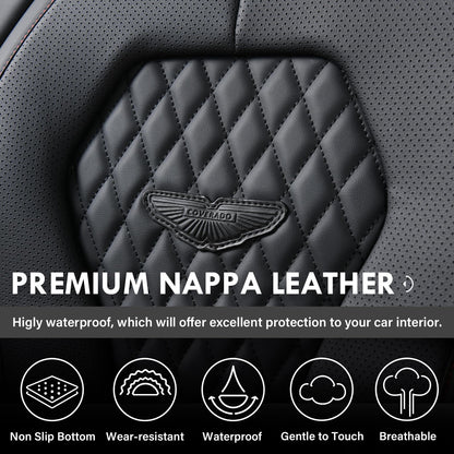 Coverado seat covers — waterproof leather car seat covers for most cars