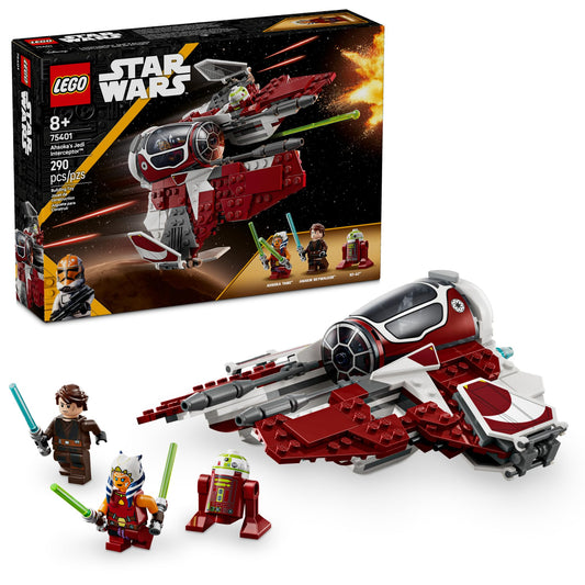 LEGO Star Wars Ahsoka's Jedi Interceptor spaceship building toy - ages 8+