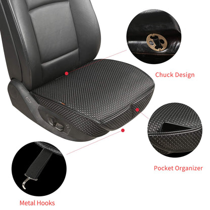 Auto Newer vehicle seat cover - breathable universal fit for all seasons and most vehicles