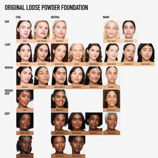 bareMinerals loose powder foundation SPF 15 — sheer to full coverage formula