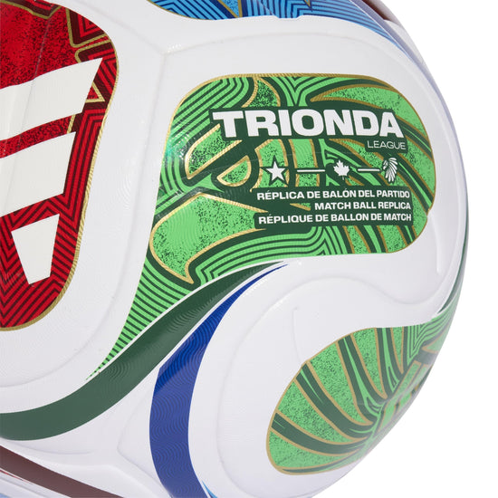 Recreation ball — Adidas World Cup League in white and blue colors 4 size