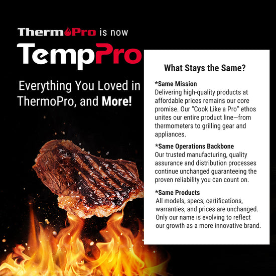 Thermopro Tp03H digital thermometer — battery powered for oven and barbecue cooking