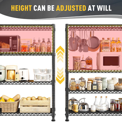 Shelf — Reibii wire shelving rack metal shelves