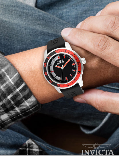 Watch — Invicta men's specialty silicone quartz design