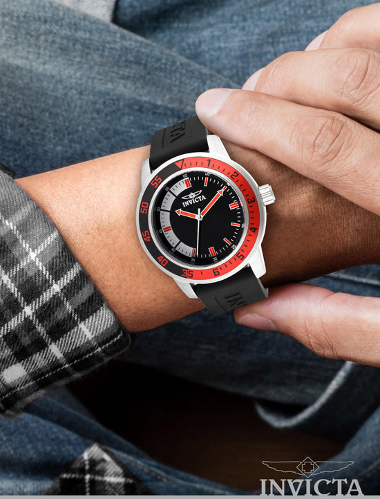 Watch — Invicta men's specialty silicone quartz design