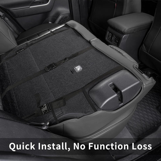 coverdream RAV4 seat covers - custom fit luxury waterproof leather for 2019-2024 Toyota RAV4