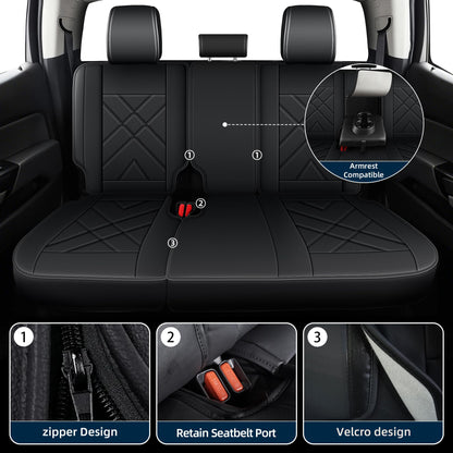 AOMSAZTO vehicle seat cover — Custom fit leather for Chevy Colorado 2015-2026