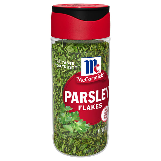 McCormick parsley flakes — dried herb seasoning