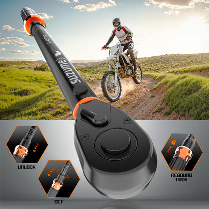 Wrench — High accuracy dual-direction adjustable torque wrench for bikes, cars, and motos