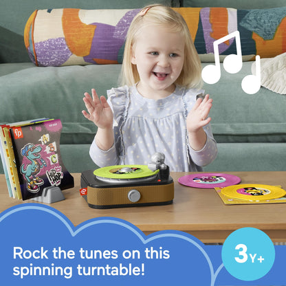 Fisher-Price toy figure — Rockin' record player for preschool play