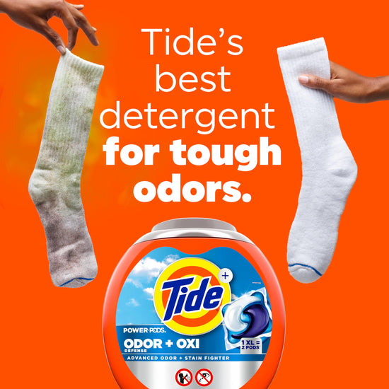 Tide laundry detergent — Ultra OXI Power PODS with odor eliminators