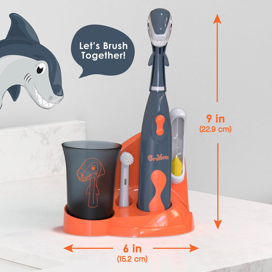 Brusheez electric toothbrush for kids with accessories set