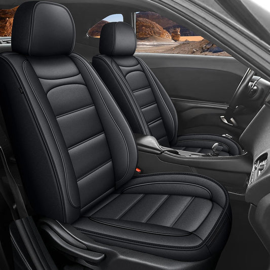 Vehicle seat cover — Waterproof breathable leather, custom fit for Dodge Challenger 2008-2025