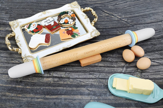 Geesta rolling pin - versatile baking toolGeesta rolling pin - durable and easy to use