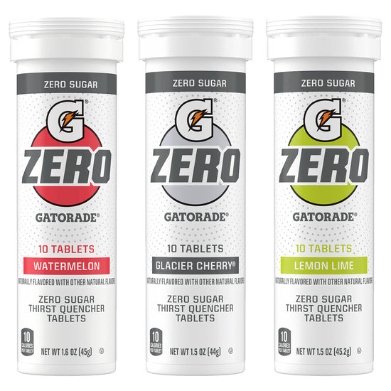 Gatorade Zero drink tablets - Variety pack of 40 tablets