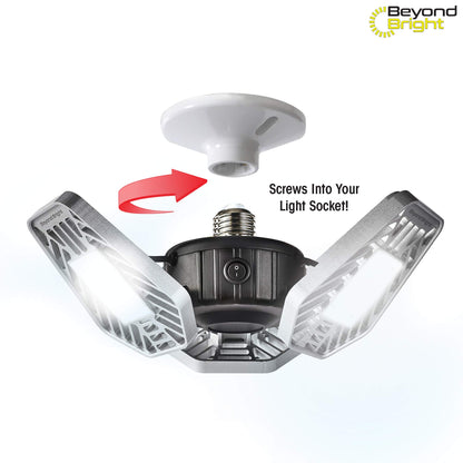 Ontel LED garage light — bright illumination and energy efficiency
