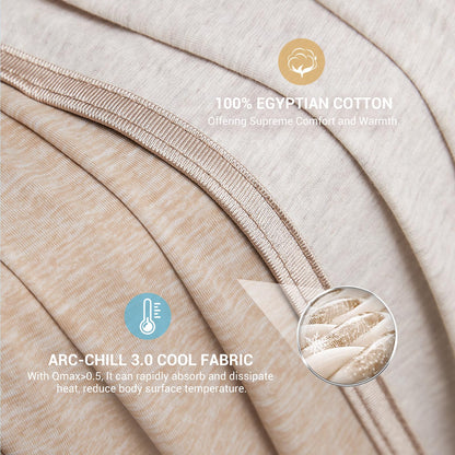 Elegear cooling blanket — absorbs heat and keeps you cool while sleeping