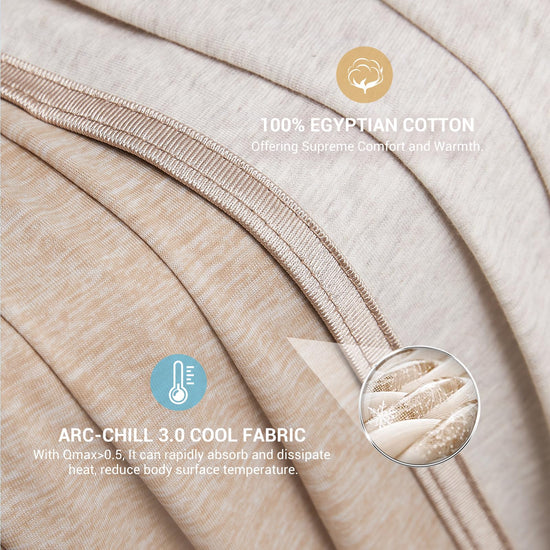 Elegear cooling blanket — absorbs heat and keeps you cool while sleeping