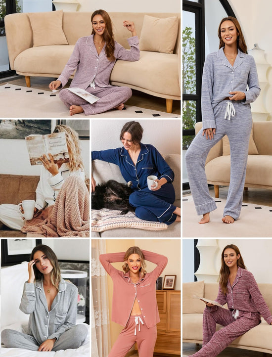 Leikar pajamas — soft viscose nursing and postpartum sleepwear set