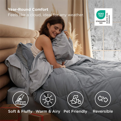 Bedsure bedding set — reversible comforter with sheets and pillowcases