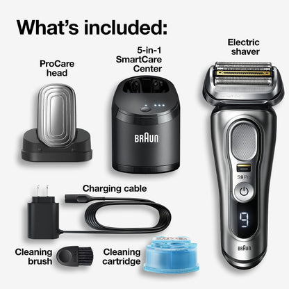 Braun Series 8 electric shaver — close and gentle on dense beards