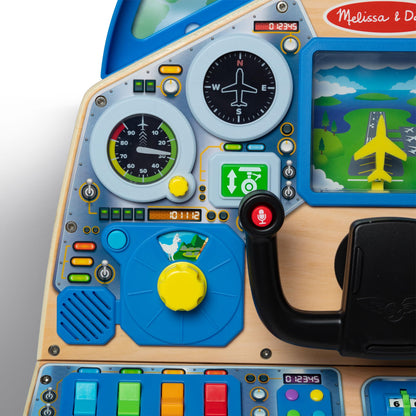 Melissa & Doug interactive dashboard wooden toy for ages 3 and up