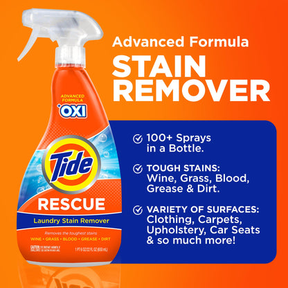 Tide laundry stain remover spray with Oxi — stain remover for tough stains